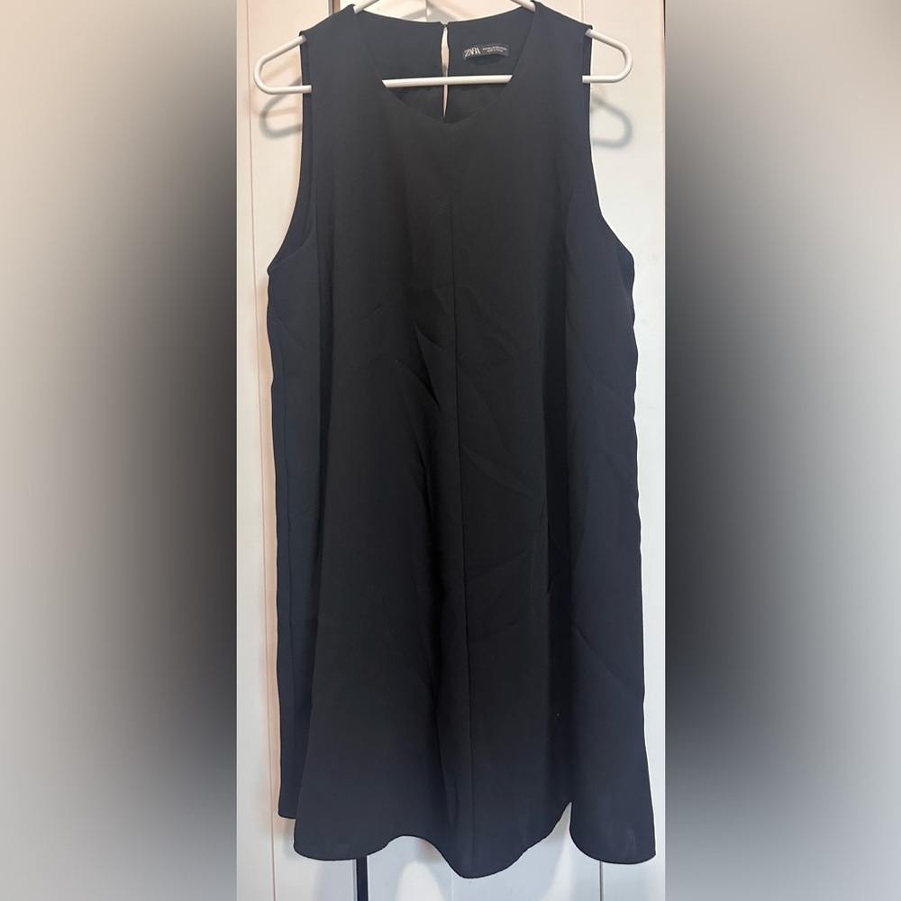 Zara Black Sleeveless Sheath Dress Size Xxl